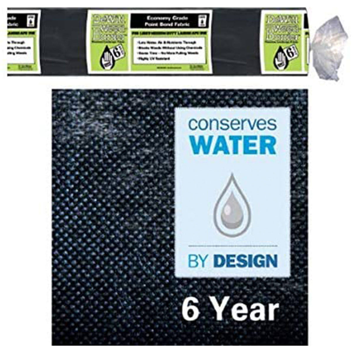 6-Feet Landscape Weed-Barrier Fabric N94392