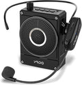 10W 1800mAh Rechargeable Voice Amplifier with UHF Wireless Microphone Headset, Pack of 2 M5712