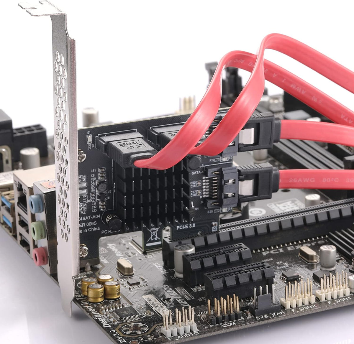 PCIe SATA Card 4 Port Expansion Card C935