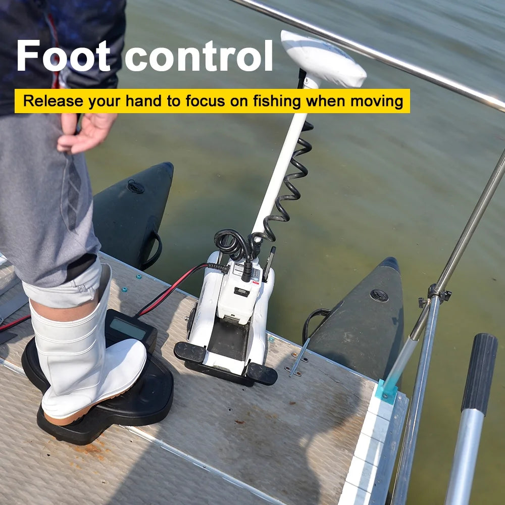 12V 55LBS 48inch Bow Mount Trolling Motor with Wireless Remote Control M486
