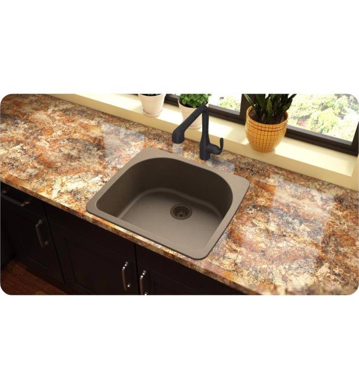 Quartz Classic Kitchen Sink Greige Q50315