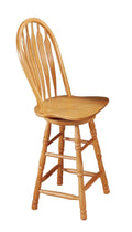 30x22 Swivel Bar Stool Light Oak B6899