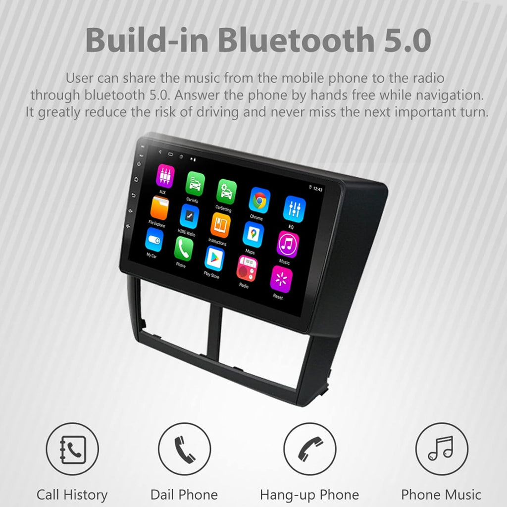 2G RAM 32G ROM Car Radio for Subaru Forester Impreza U6838