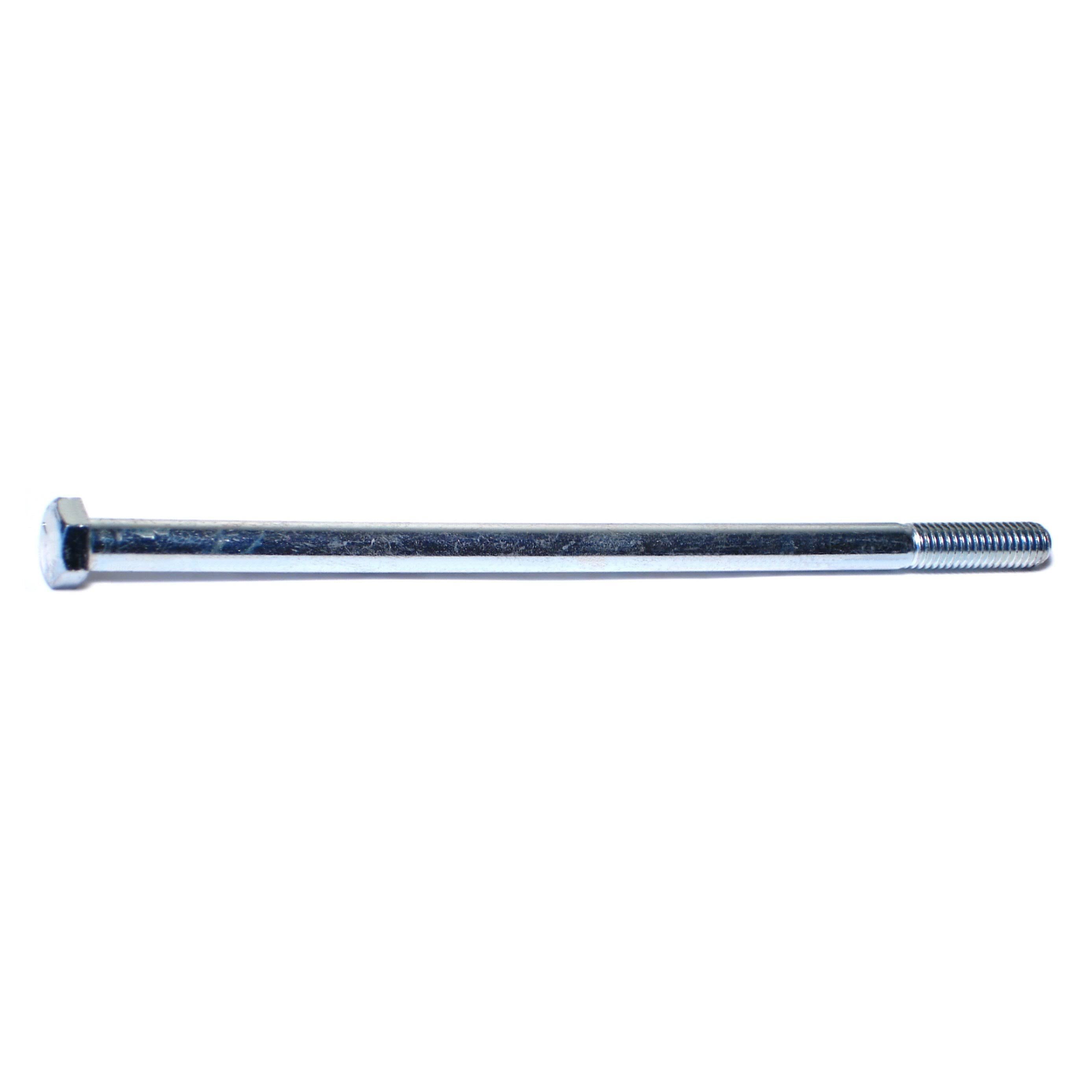 3/8 inch-16 x 8 inch Zinc Plated Grade 5 Steel Hex Cap Screws, 50 Pcs S202