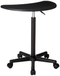 Height Adjustable Mobile Laptop Computer Desk with Black Top R7050