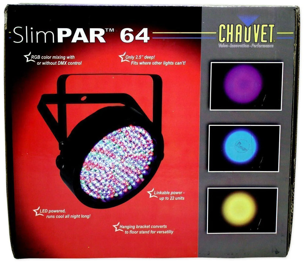 LED Light Slim Par Cans with Obey3 Controller and DMX Cables T349119