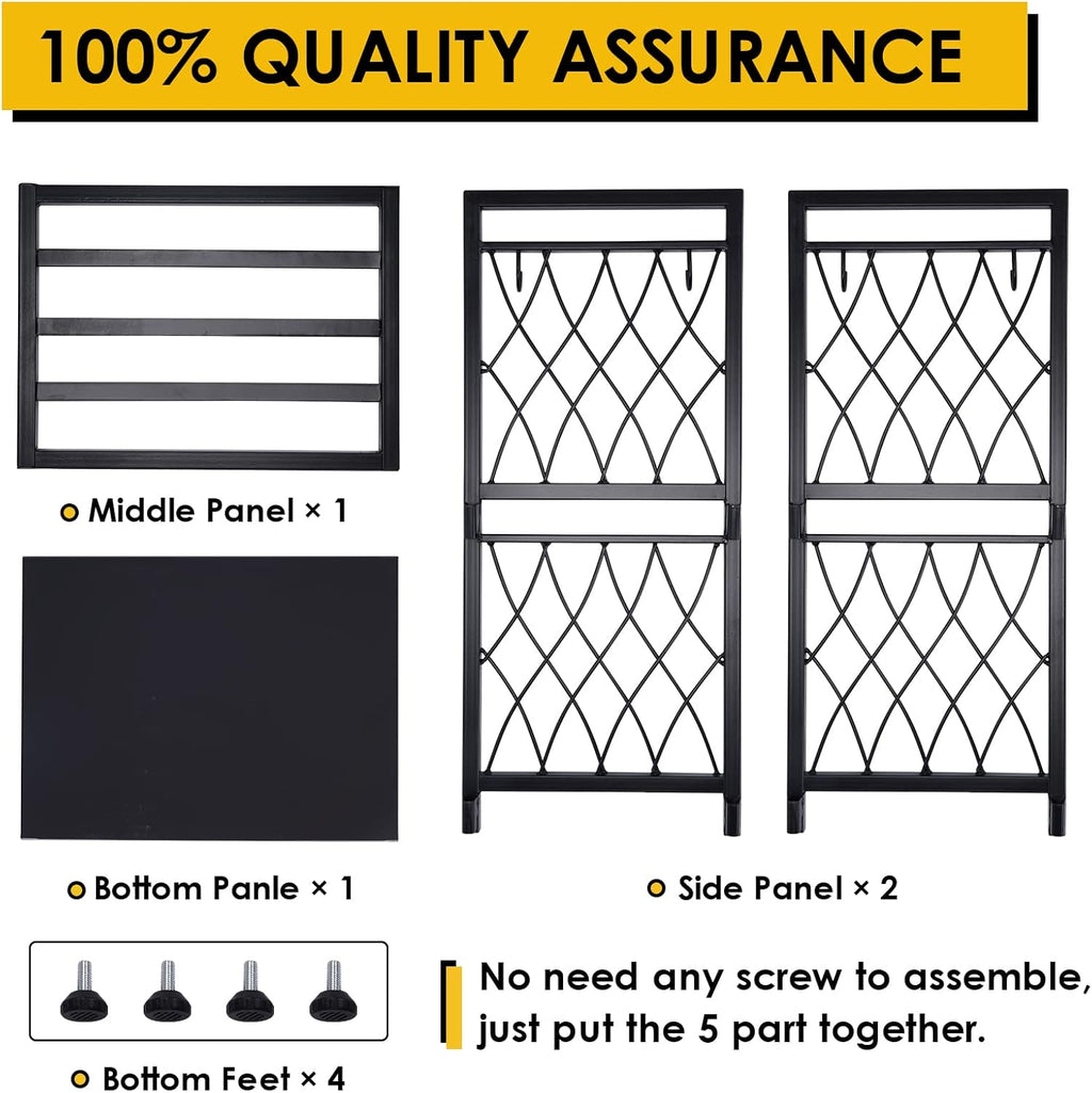 Modern Double layer Heavy Duty Steel Firewood Rack A813789