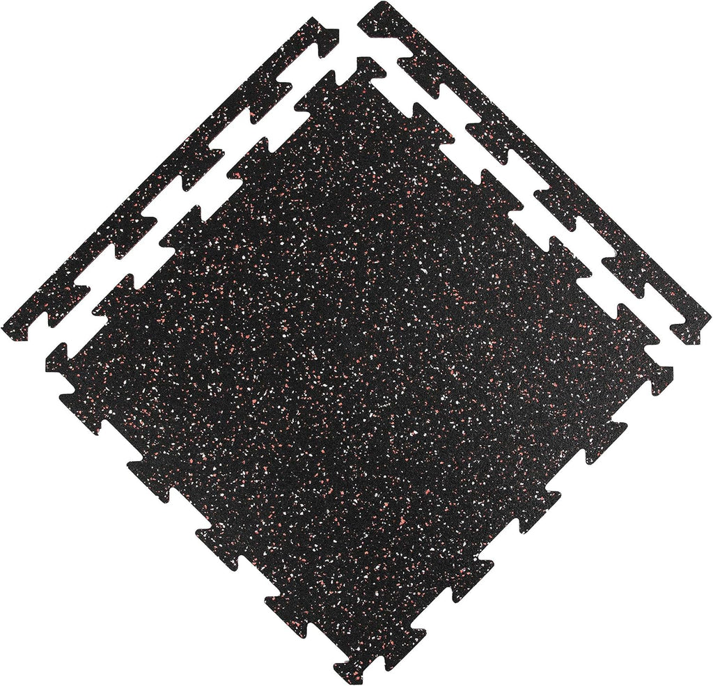 1/4 Inch Thick Eco-Lock Rubber Interlocking Floor Tiles P845570