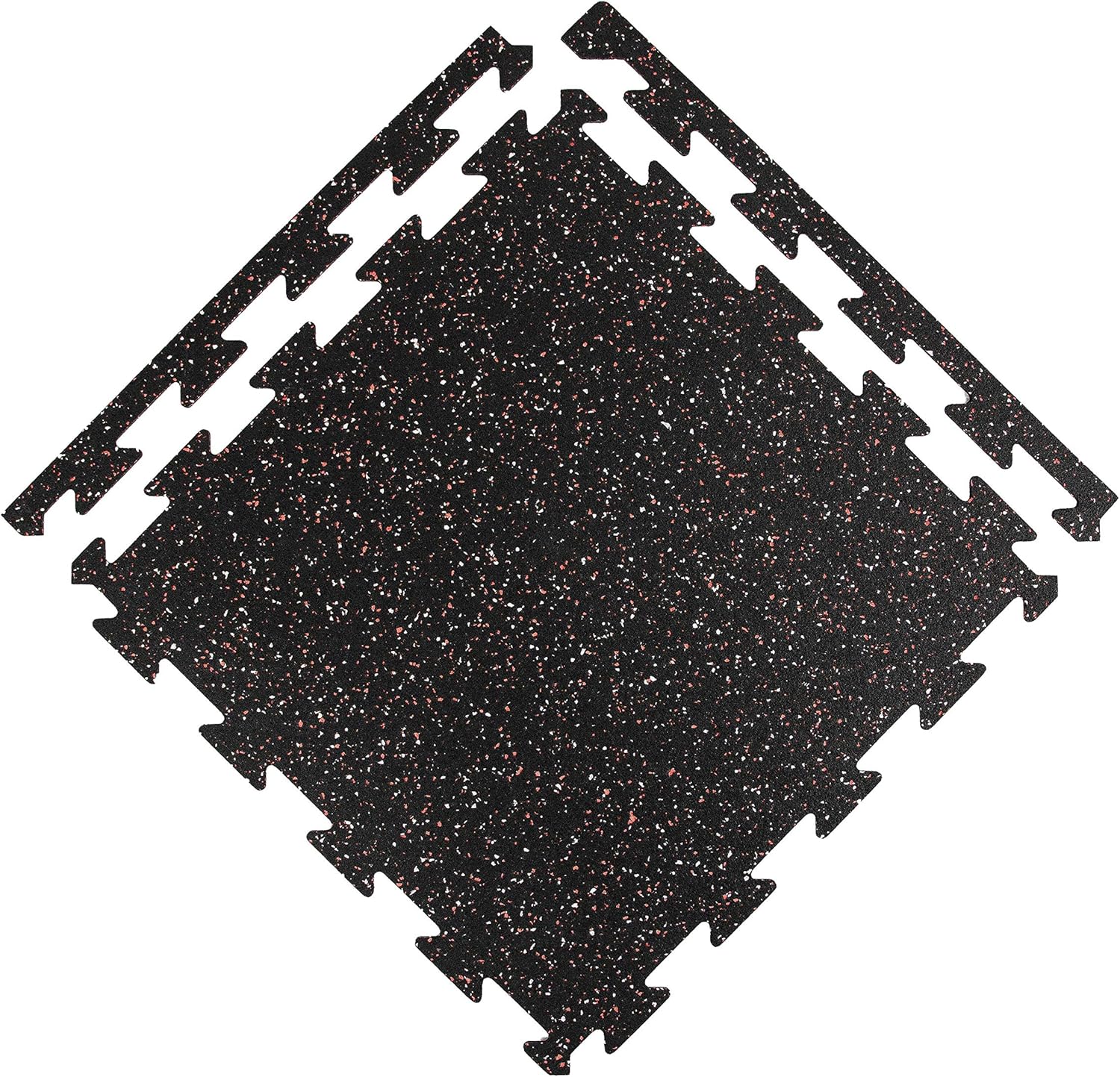 1/4 Inch Thick Eco-Lock Rubber Interlocking Floor Tiles P845570