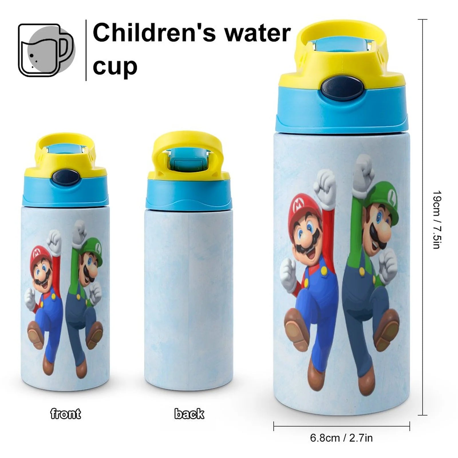 Insulated Stainless Steel Water Bottle with Straw Z755907