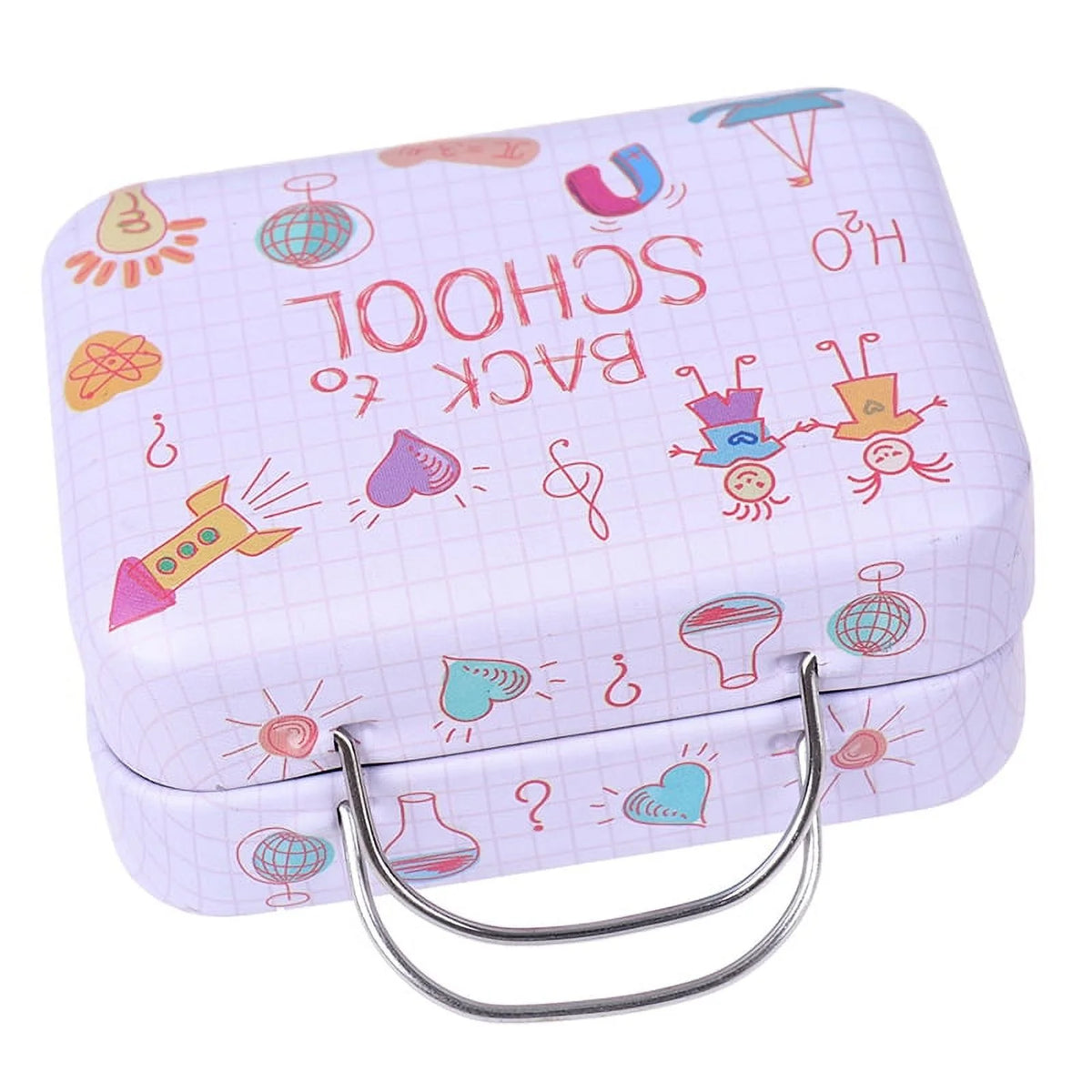 Metal Mini Suitcase Dollhouse Decoration R335