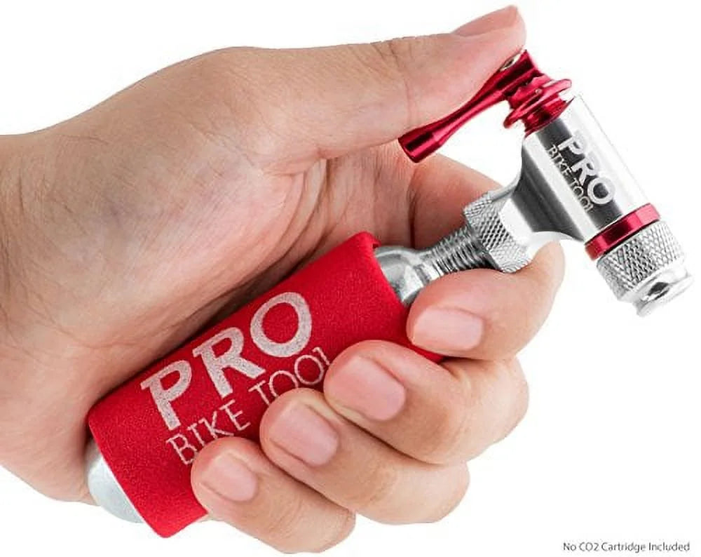 CO2 Inflator with Presta and Schrader Valve (Red) Z181642
