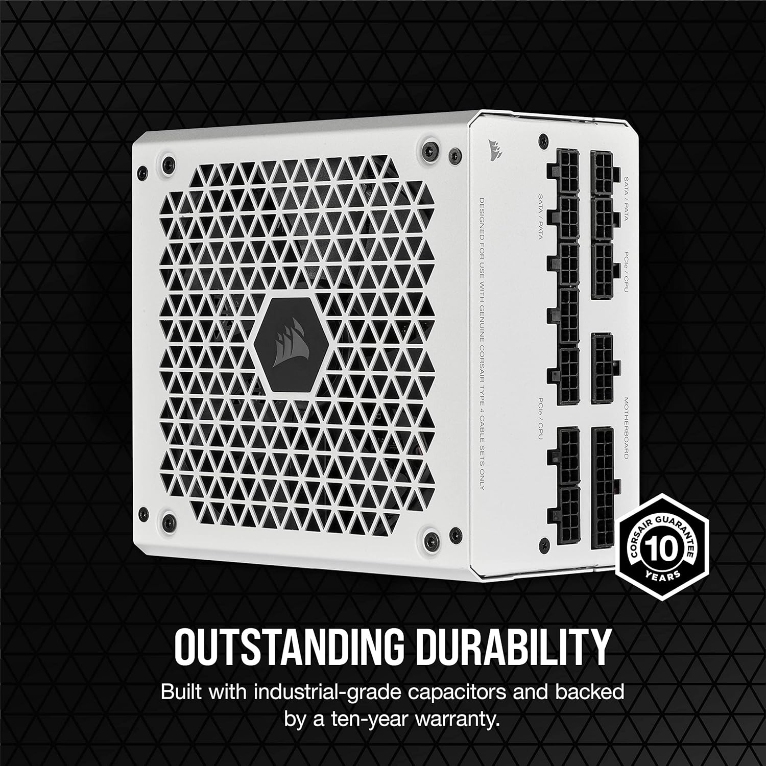 White 850 Watt Fully Modular Power Supply J792