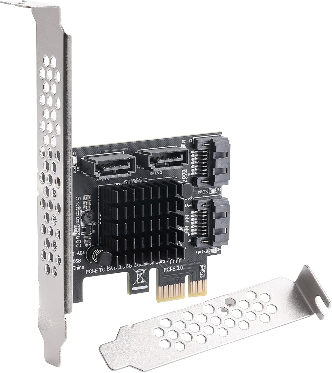 PCIe SATA Card 4 Port Expansion Card C935