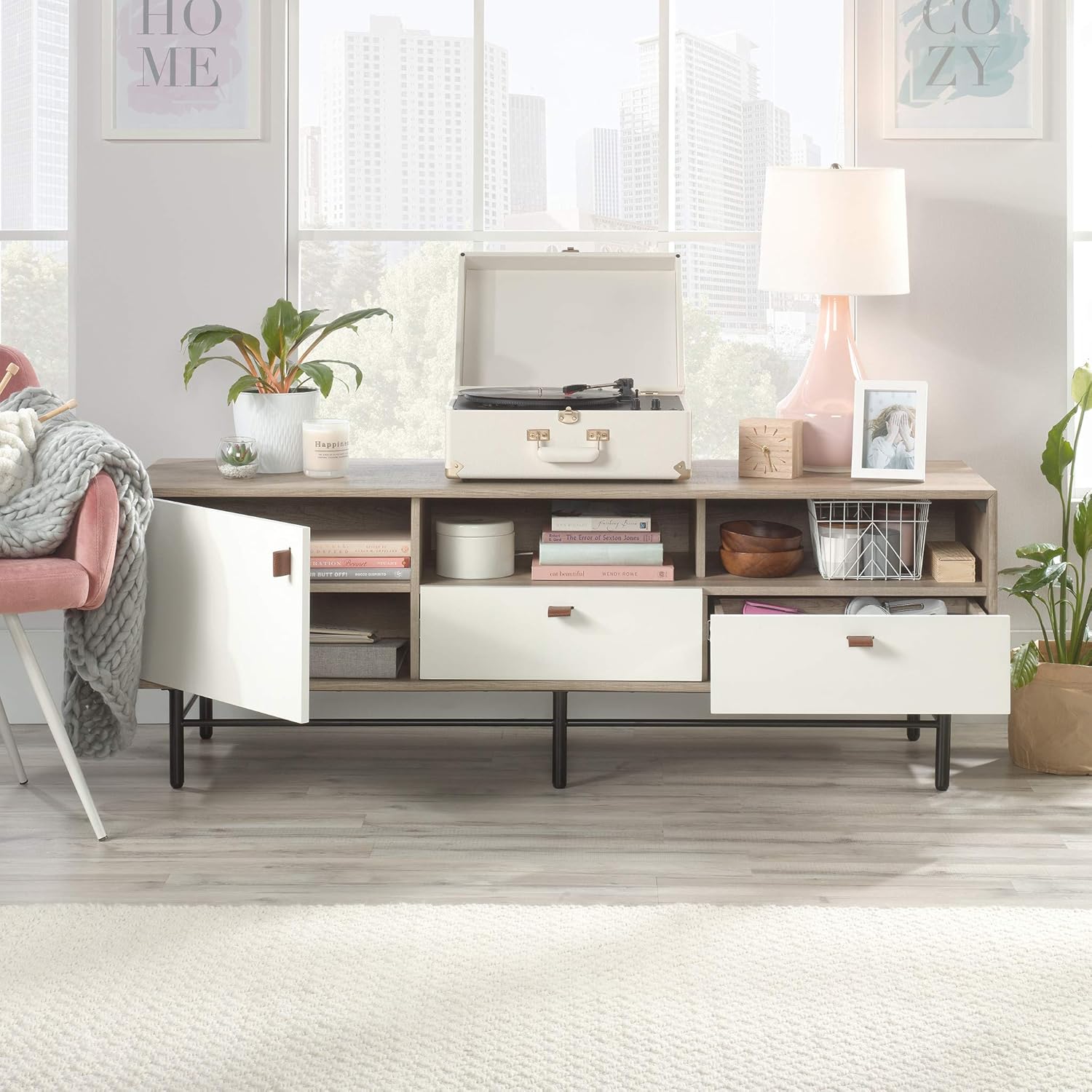 Credenza, Sky Oak Finish O5396