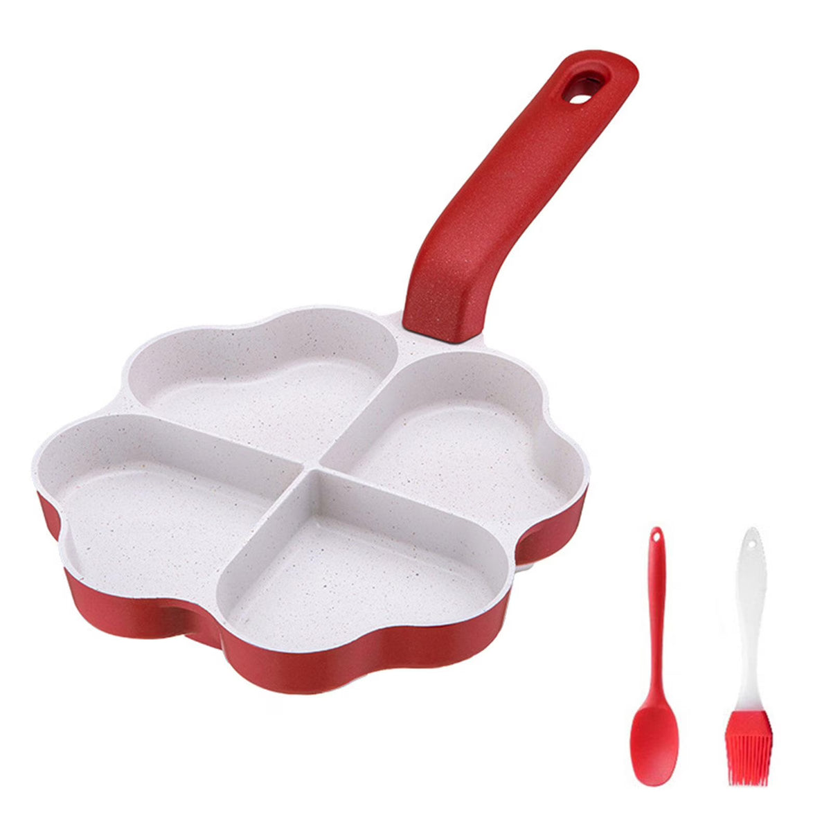 Nonstick Egg Frying Pan, 4 hole N269