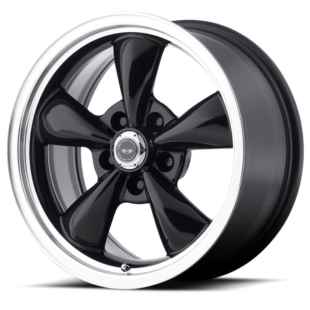 20x8.5 5x114.30 Black (18 mm) Wheels T505
