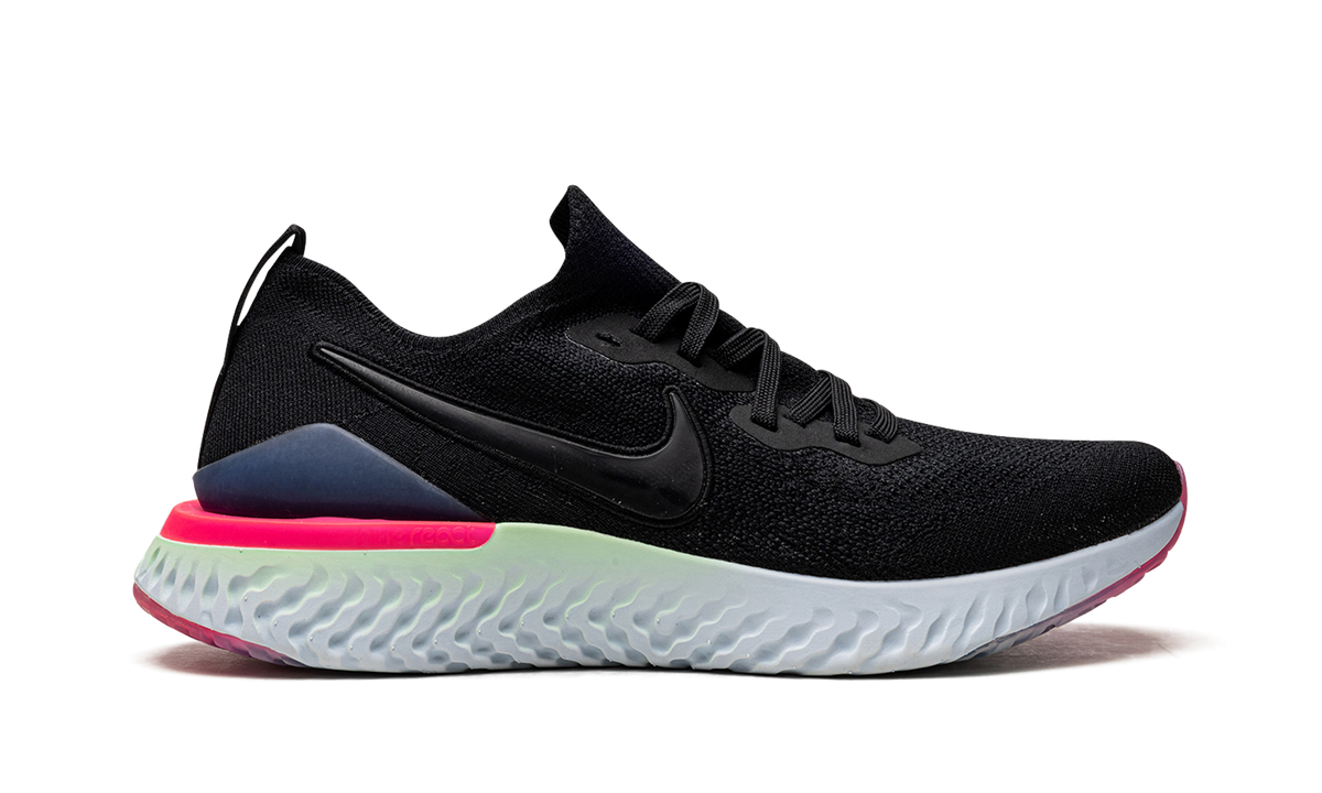 EPIC REACT FLYKNIT 2 MNS WMNS "Black Sapphire Hyper Pink" BQ8927 003