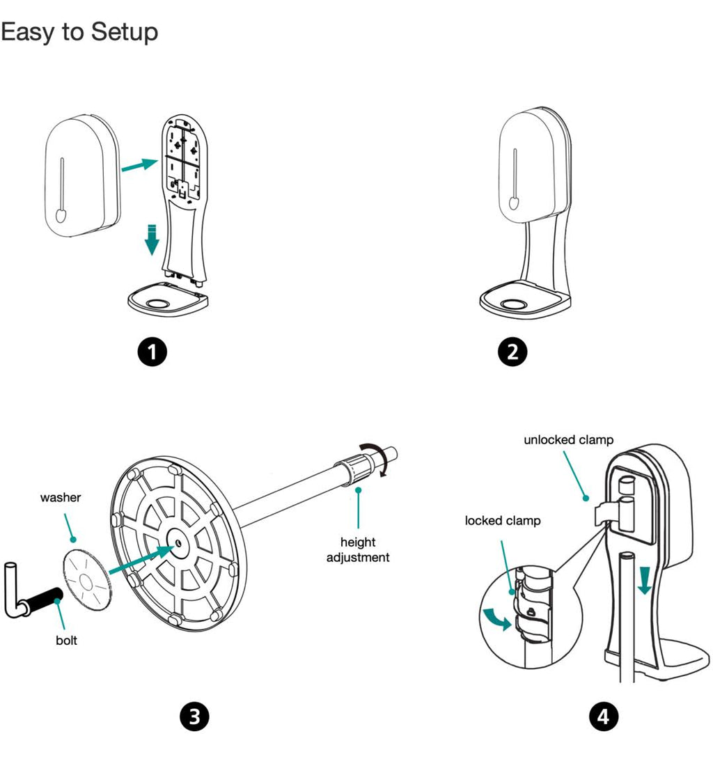 Automatic Hand Sanitizer Station P626