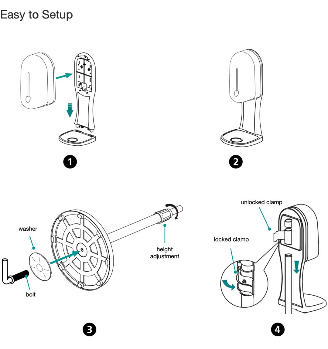 Automatic Hand Sanitizer Station P626
