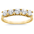 1ct Five Stone Diamond Ring 14K Yellow Gold G532664
