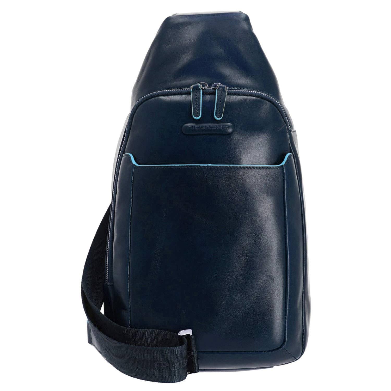 Blue Leather Sling Bag J873188