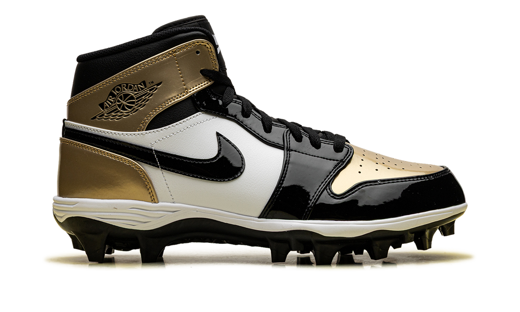 Jordan 1 Mid TD Cleat "Gold Toe" FJ6805-701