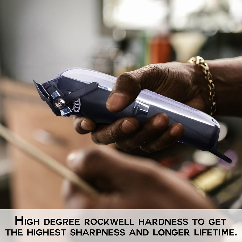 Cordless Electric Hair Clippers with 5 Comb Guards, Blade, Oil, USB Charging Cord & Brush D750