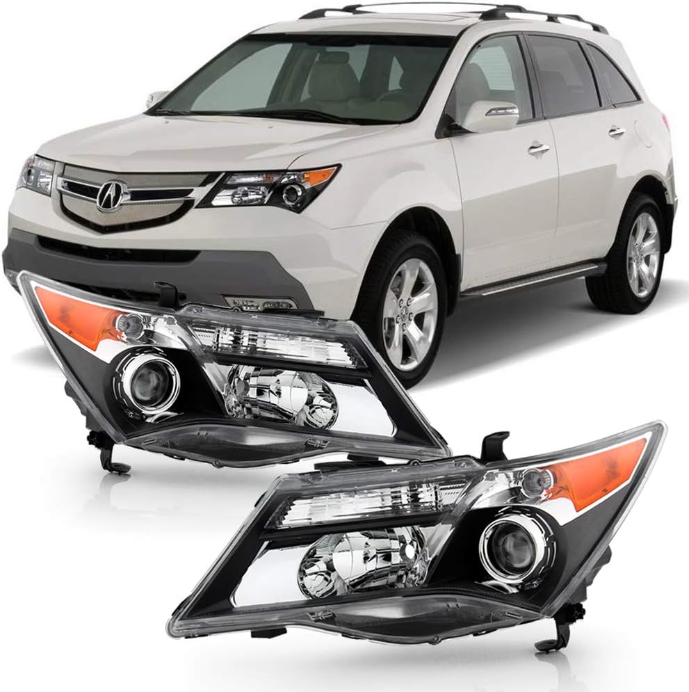 Projector Headlights Headlamps Assembly Left+Right H595