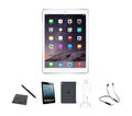 iPad Air 16GB Silver Bundle with Case, Bluetooth Headset, Tempered Glass, Stylus, Charger R143067
