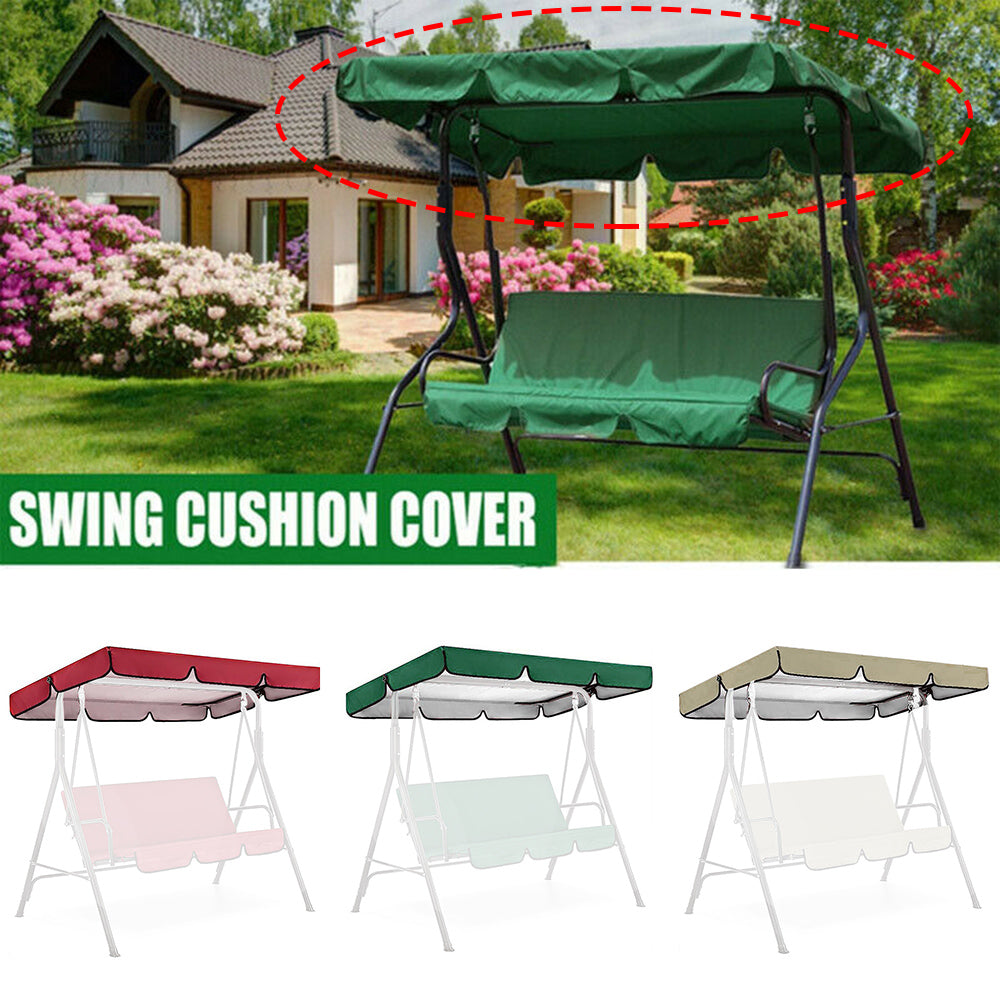 Beige Swing Top Cover Canopy Replacement for Patio Outdoor Swing U541