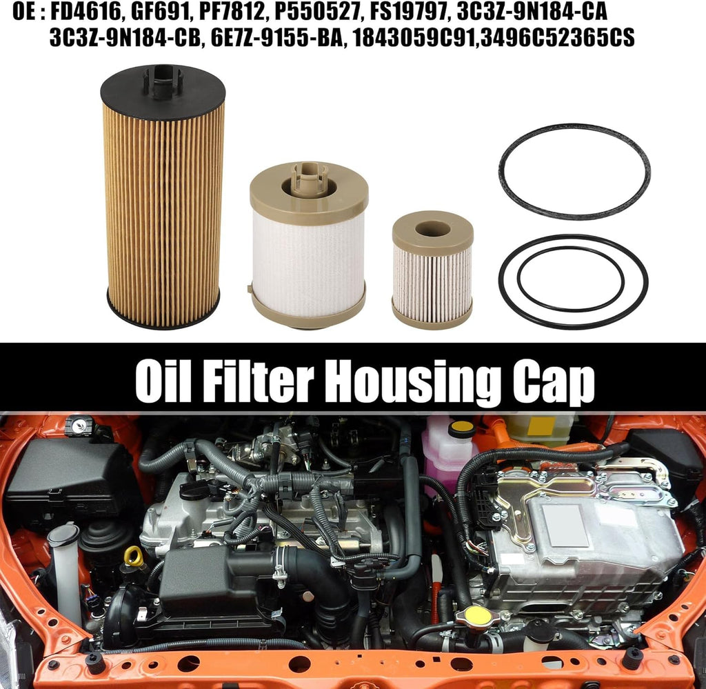 Fuel Filter and Oil Filter Pack of 2 A1968