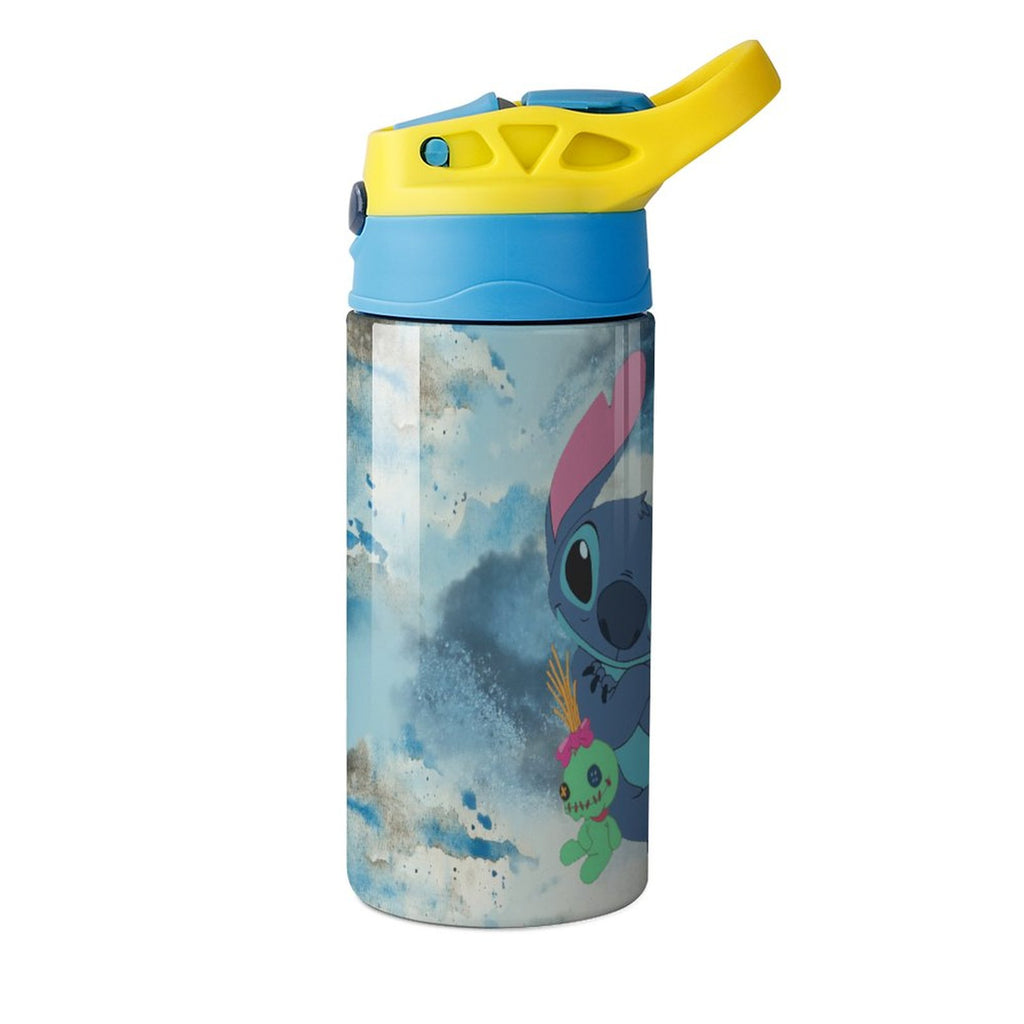 Stainless Steel Vacuum Insulated Water Bottle With Straw D68764