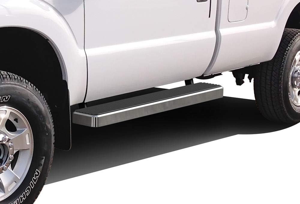 Black Powder Coated Running Boards Nerf Bars Side Steps Step Rails for Ford F250 F350 Super Duty 1999-2016 Regular Cab D280