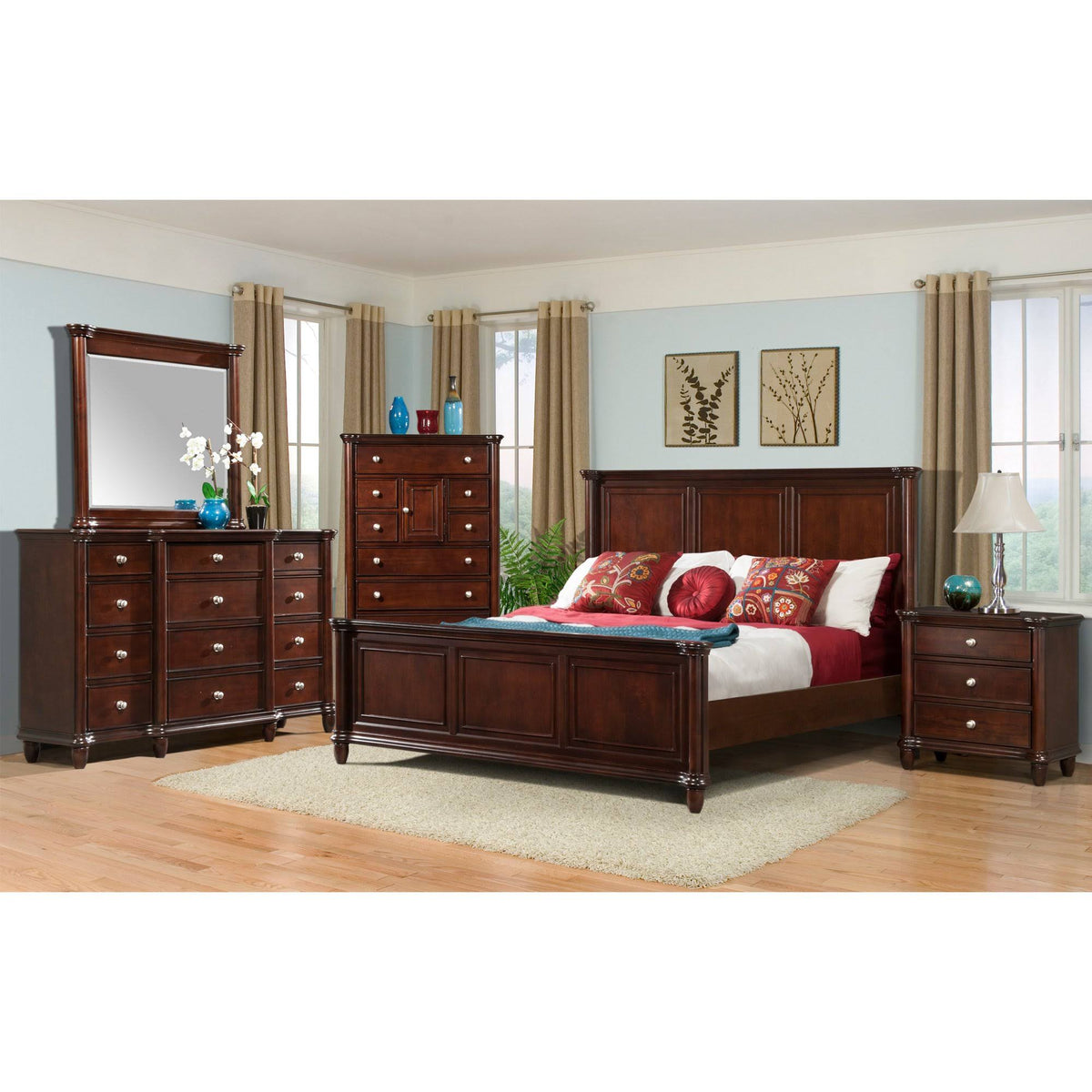 King Panel Bed O504204