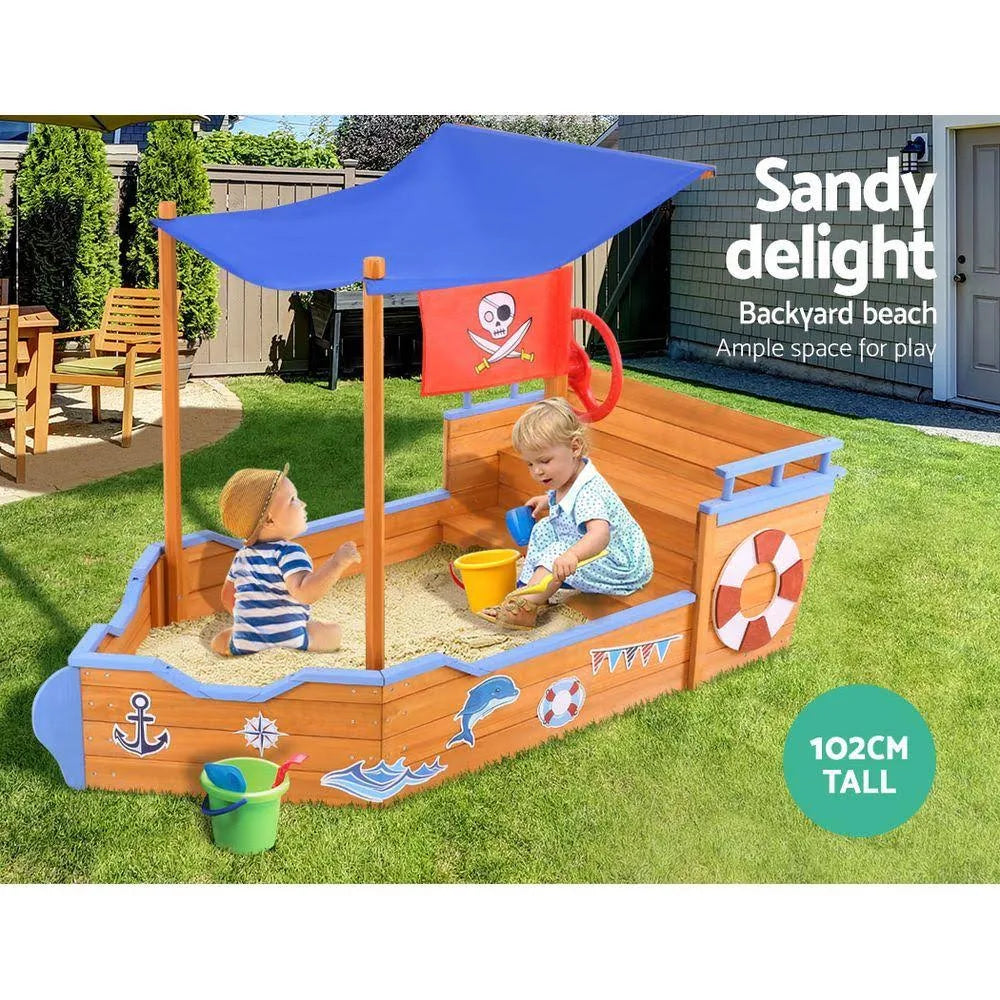 Boat Sand Pit with Canopy S15011