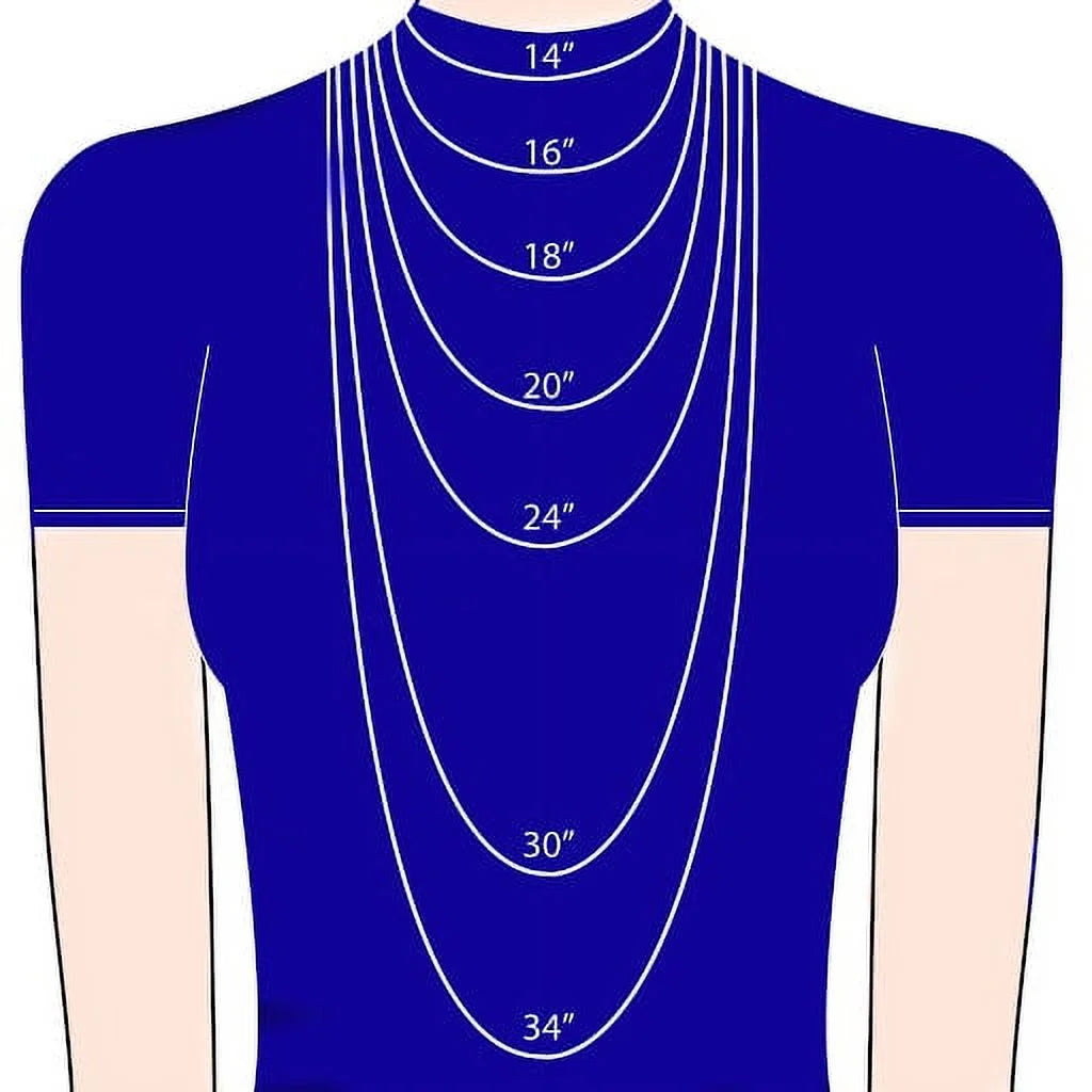 14k Two-Tone Gold Hollow Figaro Chain Necklace 16 inch O440