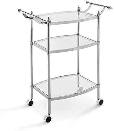 Metal Bar Cart in Chrome E445228