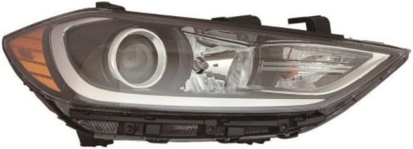 Passenger Side Halogen Headlight for Hyundai Elantra Sedan C35395