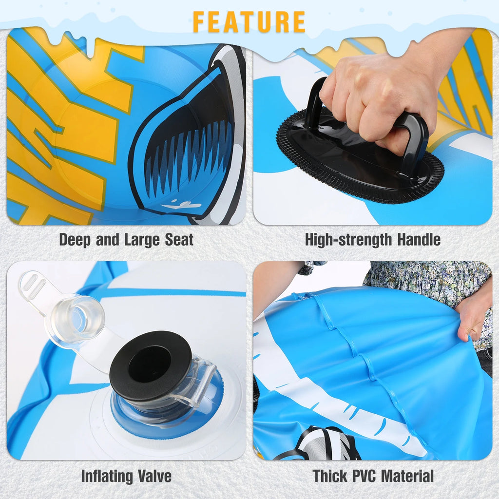 47 Inch Inflatable Snow Sled L302