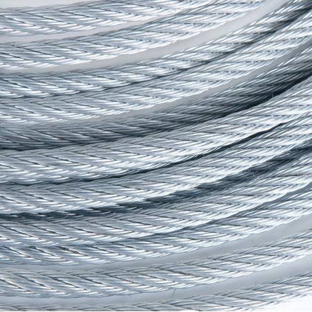 Galvanized Aircraft Cable Steel Wire Rope 7x19, 350 Feet G700463