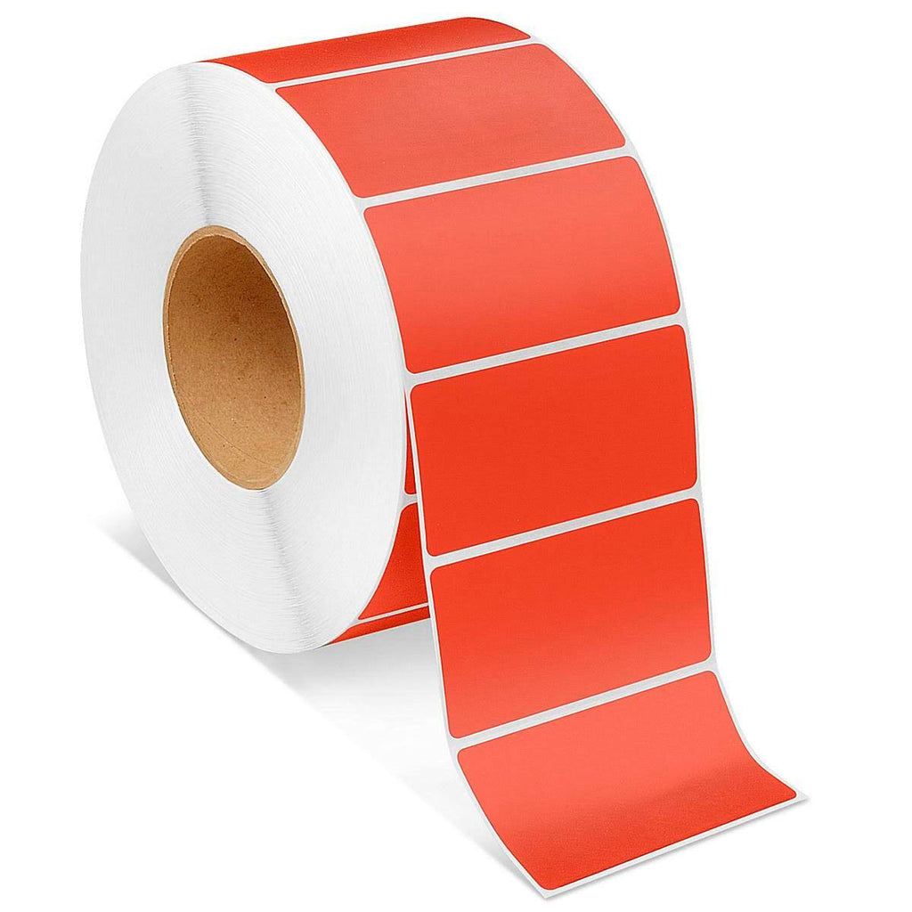 Red Industrial Thermal Transfer Labels, 4 x 2 H9384