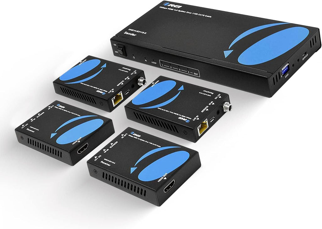 4K 1x8 HDMI Extender Splitter over CAT6/7 X339229