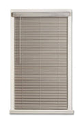 Cordless Faux Wood Room Darkening Horizontal Blinds Q218