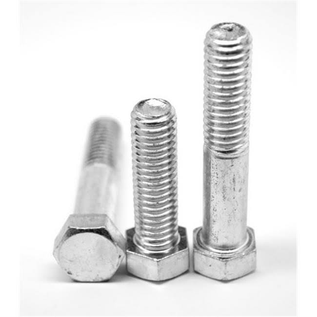 0.75in. -10 x 5.5 in. PT Coarse Threaded Grade 5 Hex Cap Screw, Medium Carbon Steel, Yellow Zinc Plated, 45 V500