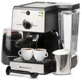 7 PC Espresso Machine and Cappuccino Maker with Built-in Steamer and Frother R67953