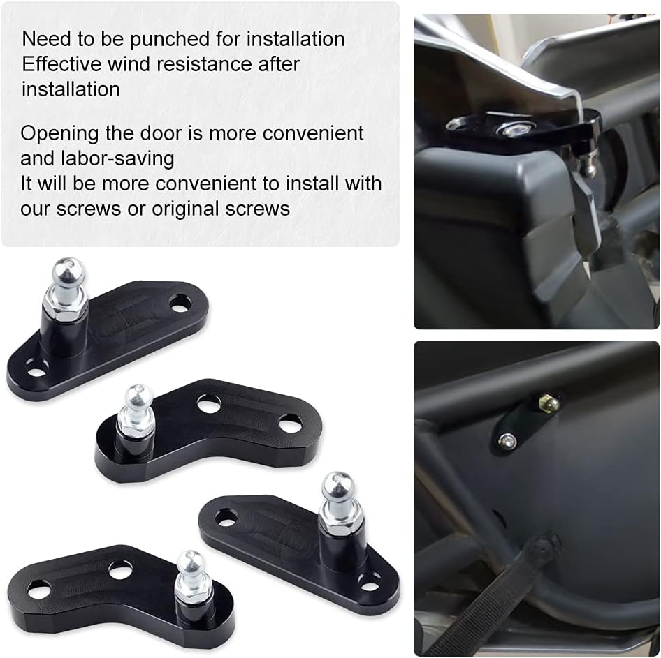 Door Shocks Struts for Can Am Maverick X3 and X3 Max Front and Rear Doors Pack of 2 D400