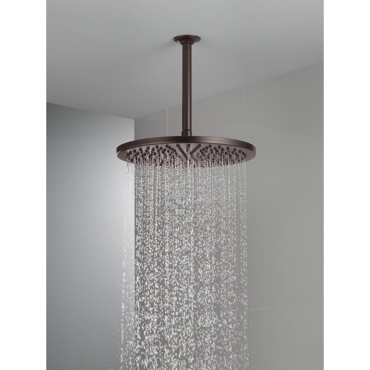 Polished Nickel Metal Raincan Shower Head C885