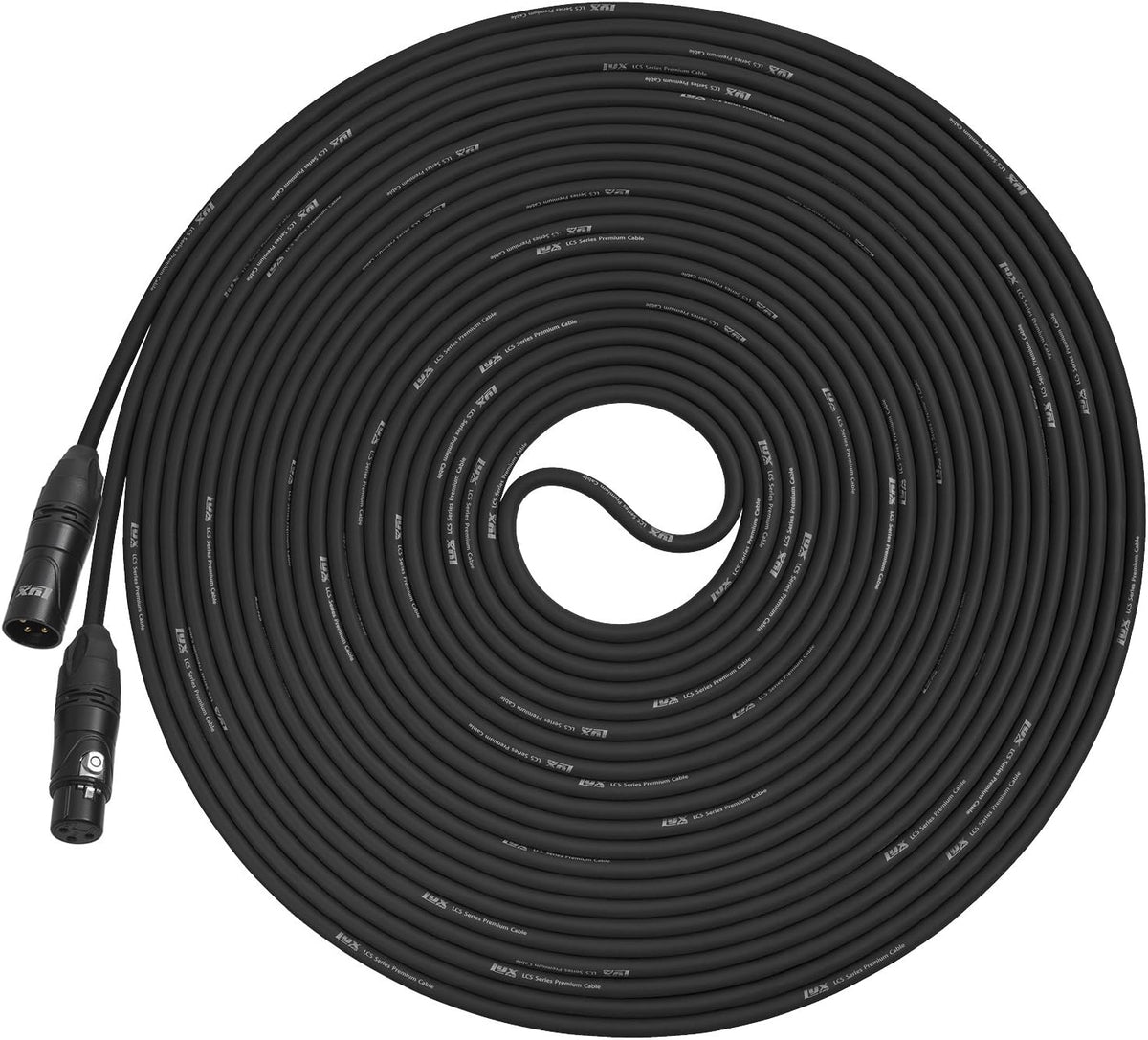 100 Feet XLR Microphone Cable Balanced Male to Female 3 Pin Mic Cord Green Pack of 2 N223
