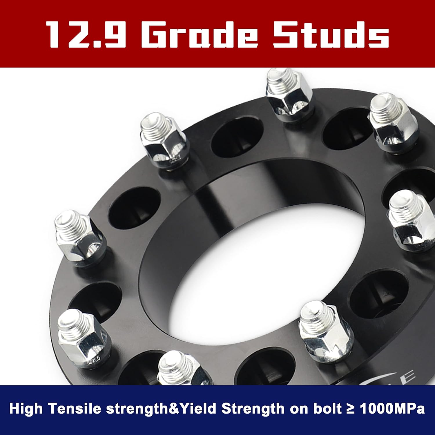 2PCS 8x6.5 to 8x180 Forged Wheel Adapters, 1.5 inch, M14x1.5, Pack of 2 O5727